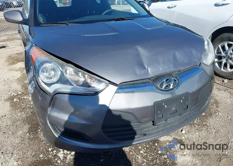 2014 Hyundai Veloster Base W/Black from USA, damaged, VIN KMHTC6AD8EU186522